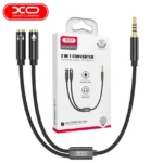 XO NB-R197 2 IN 1 3.5mm to audio+microphone converter - imagine 3