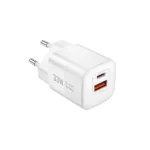 Wiwu 33W PD+QC Wall charger/ EU plug, Wi-U008 - imagine 2