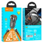 Hoco Z46A Blue whale PD20W+QC3.0 car charge+ set cable - imagine 3
