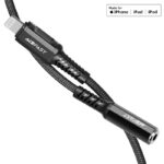 ACEFAST C1-05 Lightning to 3.5mm aluminum alloy headphones adapter cable — изображение 3