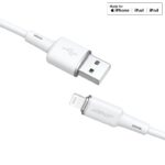 ACEFAST C2-02 USB-A to Lightning zinc alloy silicone charging data cable - imagine 3