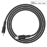 ACEFAST C2-01 USB-C to Lightning zinc alloy silicone charging data cable - imagine 3