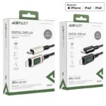 ACEFAST C6-01 USB-C to Lightning zinc alloy digital display braided charging data cable - imagine 6
