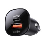 ACEFAST B1 mini 38W(USB-C+USB-A) dual-port metal car charger - imagine 3