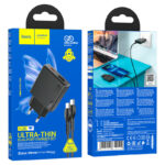 HOCO N38 Delgado dual port PD20W+QC3.0 charger(EU) - imagine 4
