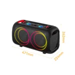 Sing-e ZQS-L17 RGB Party Dual Speaker 6,5 inch 40W - imagine 2