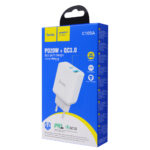 HOCO C105A Stage dual port PD20W+QC3.0 charger(EU) — изображение 3
