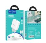 HOCO C104A Stage single port PD20W charger(EU)+set cable - imagine 7