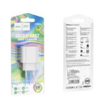 HOCO C109A Fighter single port QC3.0 charger(EU)+set cable — изображение 5