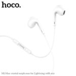 Hoco M1 Max crystal earphones for iPhone with mic - imagine 4