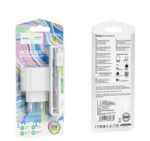 HOCO C109A Fighter single port QC3.0 charger(EU)+set cable — изображение 7