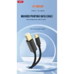 XO GB010B Type-c to USB B printing data cable 1.5M - imagine 5