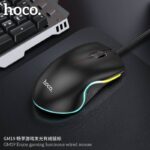 HOCO GM19 Enjoy gaming luminous wired mouse - imagine 2