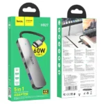Hoco HB27 Type-C multi-function converter(HDTV+USB3.0+USB2.0*2+PD) - imagine 3