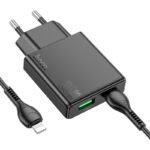 HOCO N38 Delgado dual port PD20W+QC3.0 charger(EU)