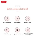 XO YH08B Kubi Lamp Remote Control Model 1200mAh - imagine 7