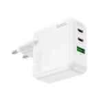 HOCO C115A Header PD65W  GaN three-port(2C1A) charger(EU) - imagine 2