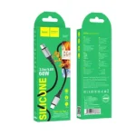 HOCO X92 Honest 60W silicone charging data cable for Type-C to Type-C(L=3M) — изображение 3