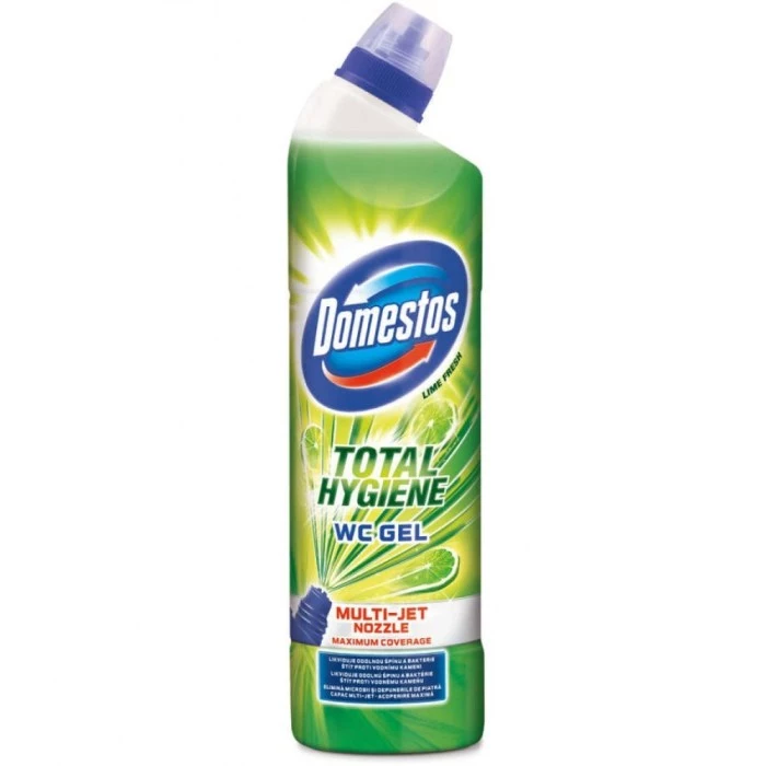Solutie pentru curatare WC DOMESTOS Total Hygiene Lime gel 700 ml