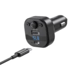 XO BCC18 Smart Bluetooth MP3 Car Charger Type-C 3A