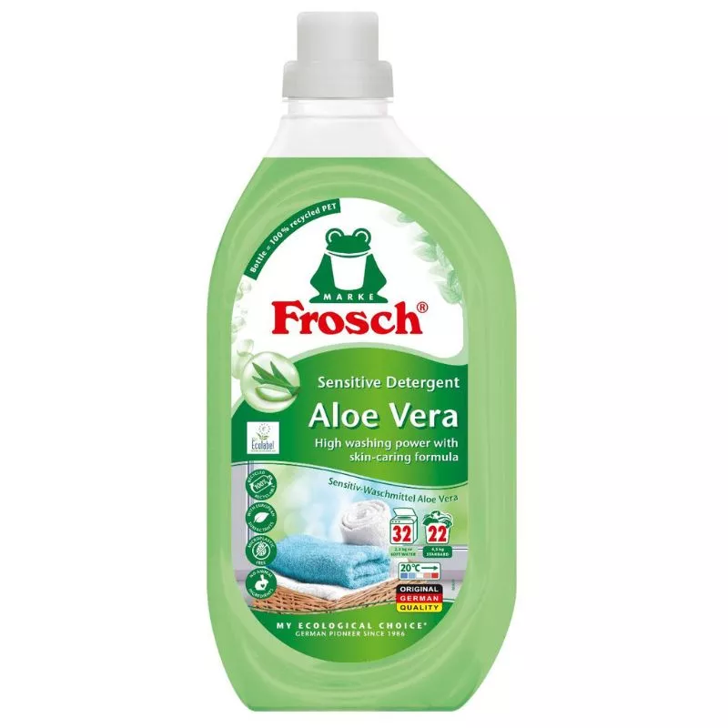 Gel de rufe FROSCH SENSITIVE, cu Aloe Vera, 1.5 L