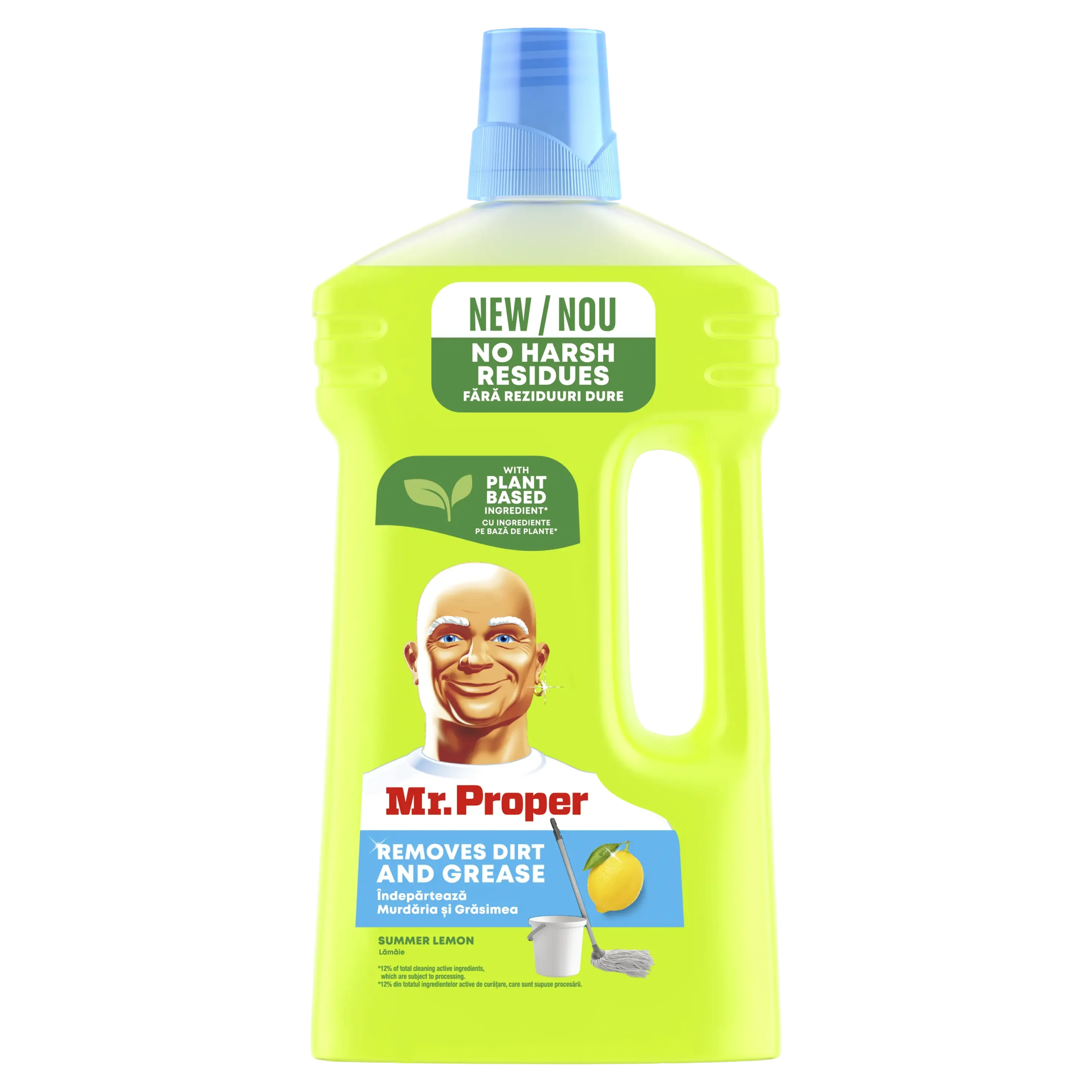 Solutie pentru curatat podele MR.PROPER LEMON, lichid, 1 L