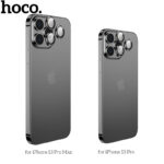 Hoco 3D Eagle eye metal lens film for iPhone 13 Pro/13 Pro Max(V12) - imagine 3
