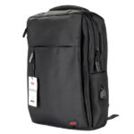 XO CB02 15.6″ Computer Shoulder Bag Black (Side USB Port, Quick Charge) - imagine 4