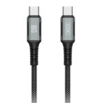 XO NB-Q267 Magnetic Braided Type-c to Type-c 60W Data Cable 1M