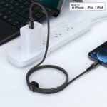 ACEFAST C1-01 USB-C to Lightning aluminum alloy charging data cable - imagine 4