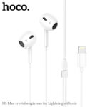 Hoco M1 Max crystal earphones for iPhone with mic - imagine 5