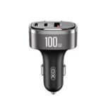 XO CC61 Smart Car Charger (Apple Output) 100W /USB-A(30W)+Type-C(45W)+Lightning(25W) - imagine 3