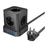 HOCO NS8 Sharp 5 position(PD20W/1C3A) desktop socket(EU/GER) - imagine 3