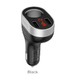 HOCO Z29 Regal digital display cigarette lighter car charger - imagine 3