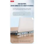 XO HUB010 12 in 1 Multifunctional Docking Station - imagine 5