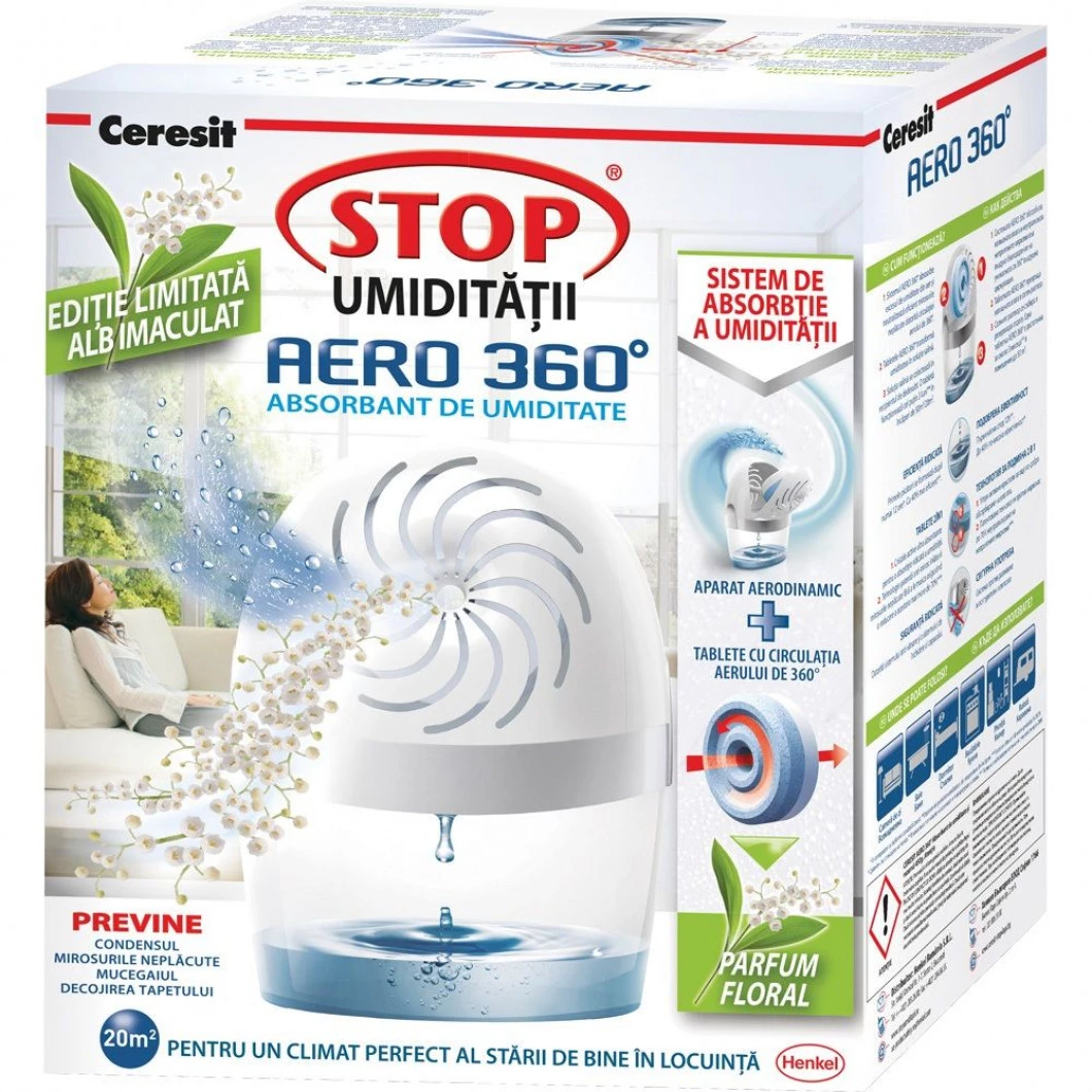 Absorbant umiditate CERESIT Aero360, 450 g