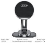 XO C150 Magnetic 360° rotating holder with metal base (with one large and one small round iron piece) - imagine 3
