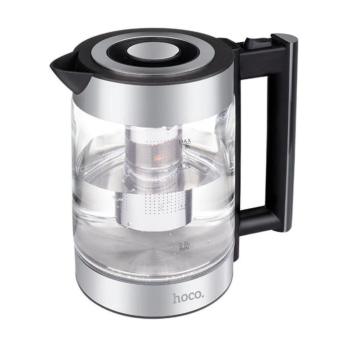 454653029-2.png Hoco HA01A Kitchen high boron glass electric kettle(EU) - imagine 1