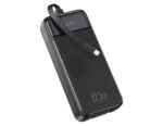 XO PR275 22.5W+20W Self-contained 3-wire digital display fast charger (2C port, 1iP) 20000mAh - imagine 2