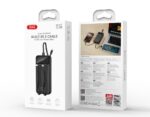 XO PR275 22.5W+20W Self-contained 3-wire digital display fast charger (2C port, 1iP) 20000mAh - imagine 5