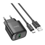 HOCO C140A Smart single port QC3.0 charger set(EU) — изображение 4