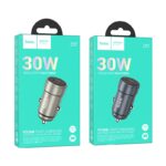 HOCO Z57 Glorious single-port PD30W car charger+set cable — изображение 6