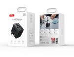 XO WL36 20W Universal Travel Converter Charger 2USB-C+1USB-A - imagine 3