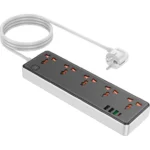 Hoco AC14A Rico 5-position socket(PD30W/1C3A)(EU) - imagine 3