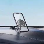 XO C132 Tesla specific iPhone metal bracket (with magnetic iron ring) - imagine 4