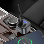 HOCO E67 Fighter QC3.0 car BT FM transmitter - imagine 5