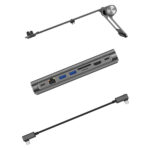 Wiwu 2 in1 laptop stand & Hub A821CH - imagine 11