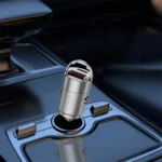 Wiwu Nano Series 30W Fast Car Charger Wi-QC028 USC-A+USB-C