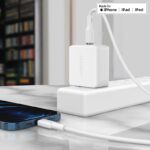 ACEFAST C2-01 USB-C to Lightning zinc alloy silicone charging data cable - imagine 5
