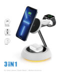 Wiwu Wi-W002 3 in 1 Wireless charger - imagine 4